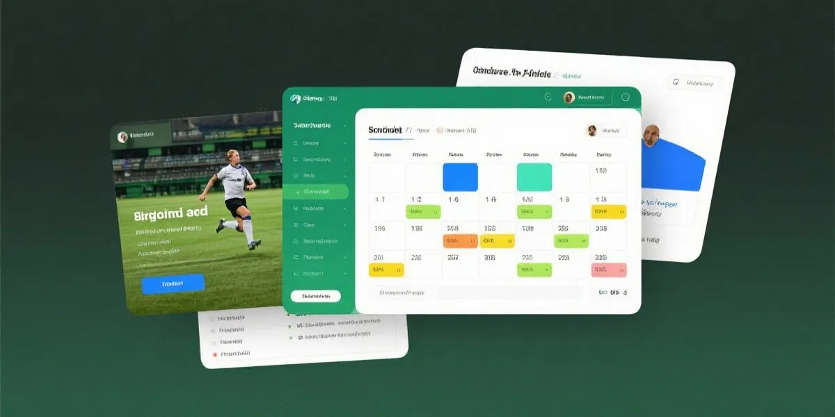 体育赛程查询与提醒的界面示意图